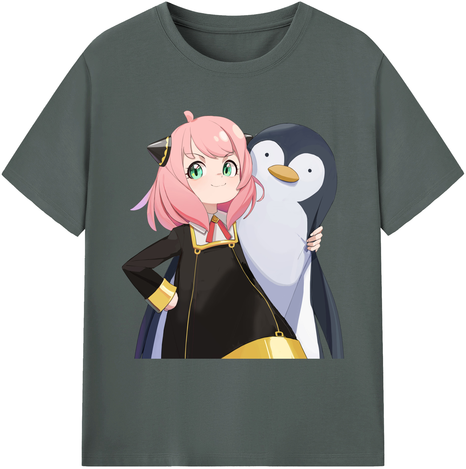 （画像用） SPY×FAMILY间谍家家酒 綿100％ メンズ半袖Tシャツ｜肌触りやわらか＆通気性